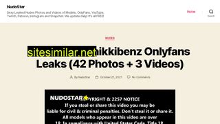 nudostar tv|NudoStar & 66+ Free OnlyFans Porn Sites Like nudostar.com.